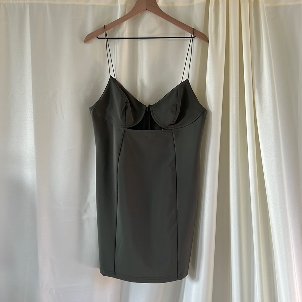 TOPSHOP Bustier Detail Cocktail Dress